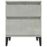 Bedside Cabinet Concrete Grey - Stylish & Functional Storage