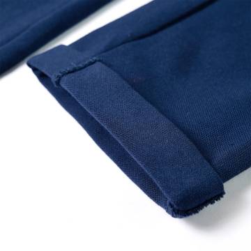 Kids' Navy Pants with Drawstring - Comfort & Durability