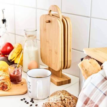 Excellent Houseware 7 Piece Bamboo Chopping Board Set - Buy Now