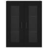 Elegant Highboard Black 69.5x34x180 cm - Durable & Stylish