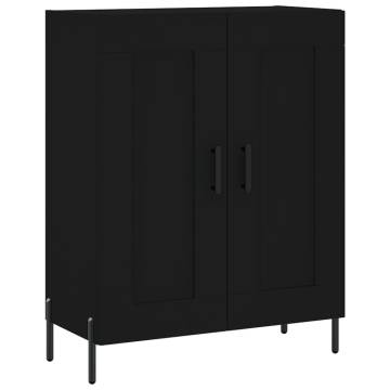 Elegant Highboard Black 69.5x34x180 cm - Durable & Stylish