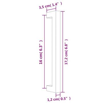 Gold Cabinet Handles - 20 Pcs Stainless Steel 160mm - HipoMarket