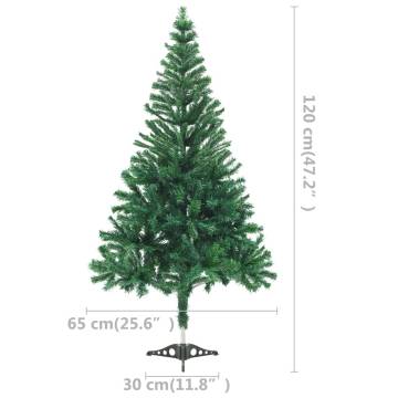 Pre-lit 120cm Christmas Tree with Balls | Hipomarket UK