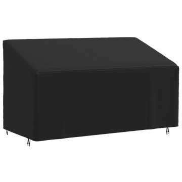 3-Seater Bench Cover Black | Waterproof & UV Protection