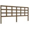 Honey Brown Solid Pine Bed Headboard - Stylish & Sturdy