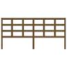 Honey Brown Solid Pine Bed Headboard - Stylish & Sturdy