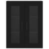 Stylish Highboard Black 69.5x34x180 cm | HipoMarket