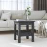 Coffee Table Grey 35x35x40 cm Solid Wood Pine Colour grey Size 35 x 35 x 40 cm Quantity in Package 1 