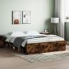 Bed Frame Smoked Oak 150x200 cm King Size Colour smoked oak Size 150 x 200 cm 