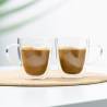 HI Cappuccino Glass Set 2 pcs - 270ml Double Wall | HipoMarket