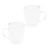 HI Cappuccino Glass Set 2 pcs - 270ml Double Wall | HipoMarket