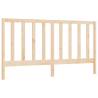 Stylish Solid Pine Bed Headboard - 206x4x100 cm