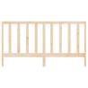 Stylish Solid Pine Bed Headboard - 206x4x100 cm