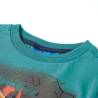 Kids' Long Sleeve T-shirt Dark Aqua 116 - Hipomarket