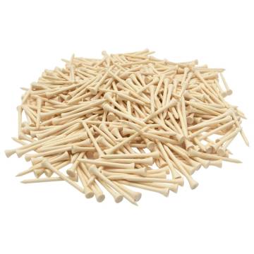 1000 Pcs Bamboo Golf Tees - Improve Your Game