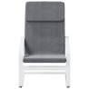 Relaxing Chair Dark Grey Fabric - Comfort & Style