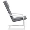 Relaxing Chair Dark Grey Fabric - Comfort & Style