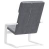 Relaxing Chair Dark Grey Fabric - Comfort & Style