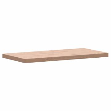 Solid Beech Table Top 100x50x4 cm - Durable & Versatile