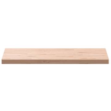 Solid Beech Table Top 100x50x4 cm - Durable & Versatile