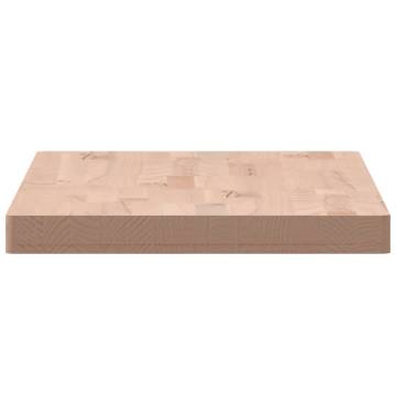 Solid Beech Table Top 100x50x4 cm - Durable & Versatile