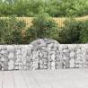 Arched Gabion Baskets 6 pcs 200x30x80/100 cm Galvanised Iron Size 200 x 30 x 80/100 cm Quantity in Package 6 