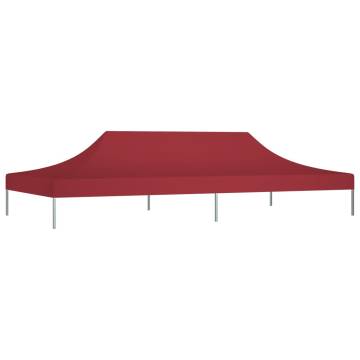 Party Tent Roof 6x3m Burgundy - Durable & UV Resistant