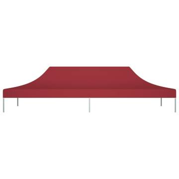 Party Tent Roof 6x3m Burgundy - Durable & UV Resistant