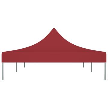 Party Tent Roof 6x3m Burgundy - Durable & UV Resistant