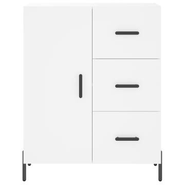 Stylish Highboard White 69.5x34x180 cm | Durable Engineered Wood