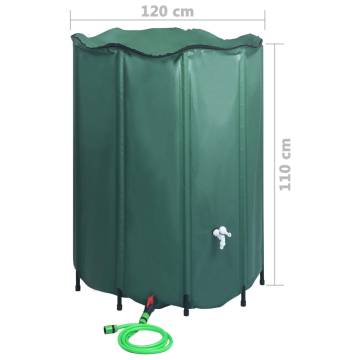 Collapsible Rain Water Tank 1250L with Spigot - HipoMarket