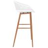 Stylish White Bar Chairs - Set of 2 for Your Space