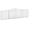 Arched Gabion Baskets - Decorative Garden Barriers (2 pcs)