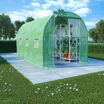 Spacious 6.86 m² Greenhouse for Hobby Gardening