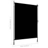 Outdoor Roller Blind 150x270 cm Anthracite | Privacy & Shade