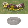 Garden Edgings 5 pcs Grey 10 m 10 cm Polyethylene Colour grey Size 50 x 0.1 m Quantity in Package 1 