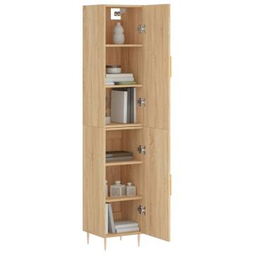 Stylish Highboard Sonoma Oak - Elegant Storage Solution