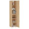 Stylish Highboard Sonoma Oak - Elegant Storage Solution