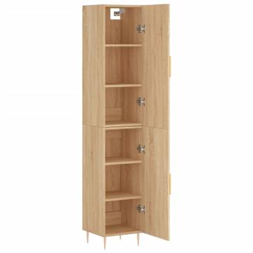 Stylish Highboard Sonoma Oak - Elegant Storage Solution