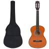 8 Piece Classical Guitar Kids and Beginner Set 3/4 36" Colour dark brown Size 3/4 36" 