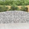 Arched Gabion Baskets 3 pcs 400x50x100/120 cm Galvanised Iron Size 400 x 50 x 100/120 cm Quantity in Package 3 