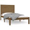 Honey Brown Solid Wood Bed Frame 100x200 cm - Stylish & Sturdy