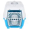 Durable Pet Carrier Blue & White - 48x31.5x33cm