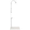 Garden Shower White Wood - Durable & Stylish Outdoor Shower