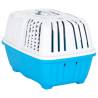 Durable Pet Carrier Blue & White - 48x31.5x33cm