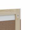 2 Piece Bathroom Furniture Set BERG - White Solid Pine Wood