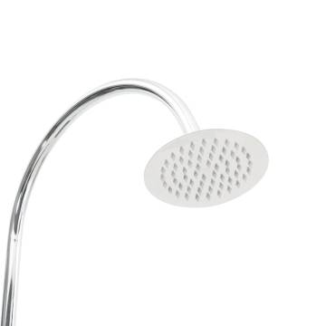 Garden Shower White Wood - Durable & Stylish Outdoor Shower