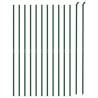 Wire Mesh Fence with Flange Green 1.4x25 m - Durable & Secure