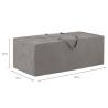 Madison Outdoor Cushions Cover 125x32x50cm - Grey