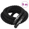 Battle Rope Black 9m - 6.8kg Durable Polyester | HiPoMarket